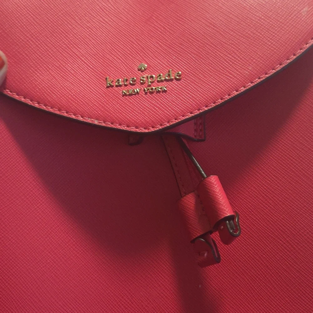 kate spade New York Pink Saffiano Leather Backpack Nwot